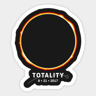 Total Solar Eclipse 2017: Totality 8-21-17 Sticker